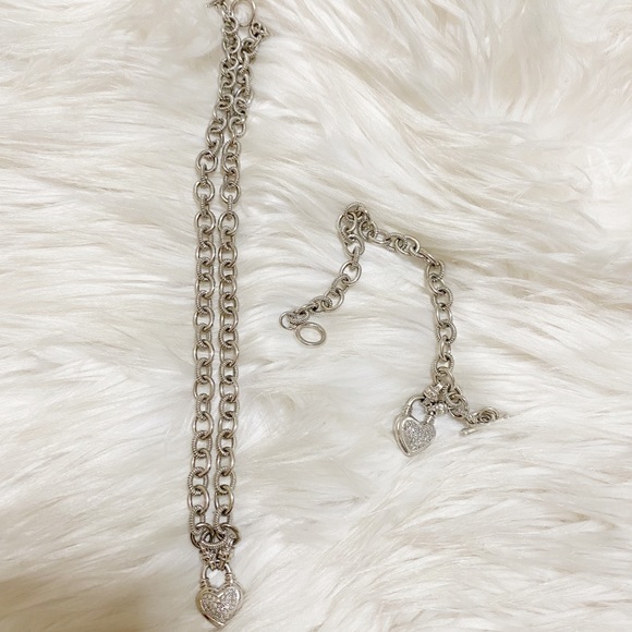 Jewelry - 925 Silver Necklace & Bracelet Set